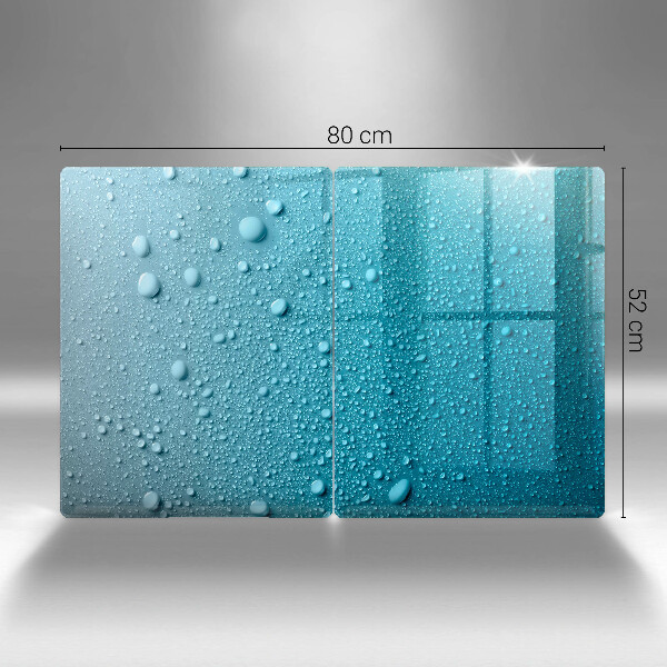 Protector pared cocina Gotas de agua