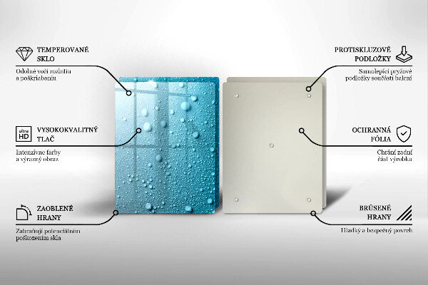 Protector pared cocina Gotas de agua