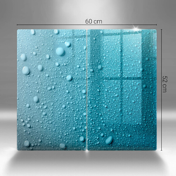 Protector pared cocina Gotas de agua