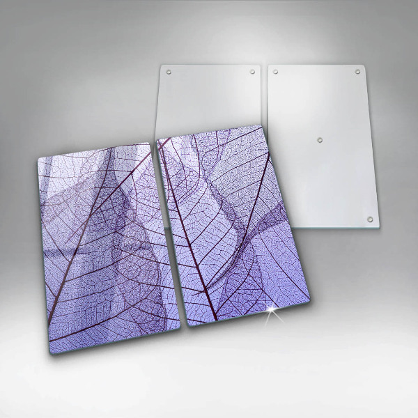 Protector pared cocina Hojas con venas