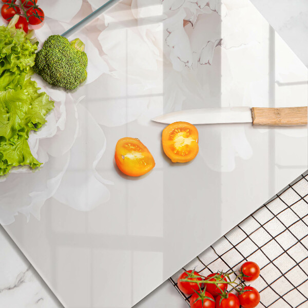 Protector pared cocina Peonías pastel