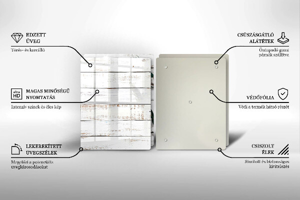 Protector pared cocina Tablas y hojas viejas