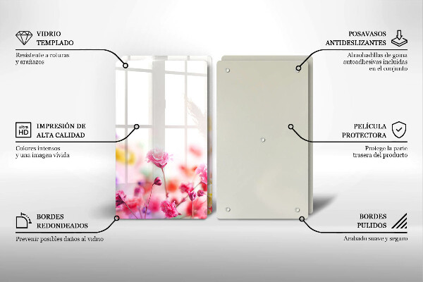 Protector pared cocina Prado de flores