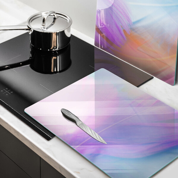 Protector pared cocina Plumas pasteles