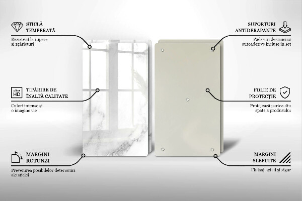 Protector pared cocina Mármol moderno