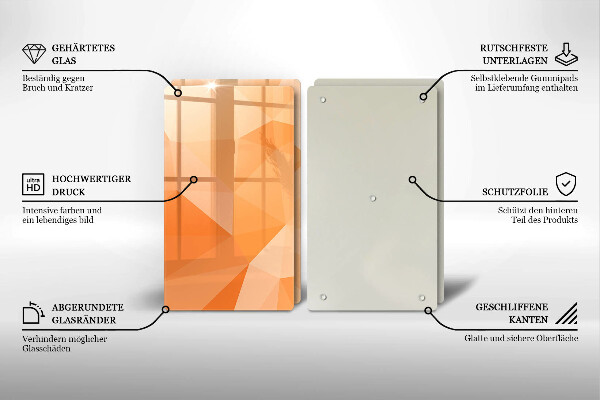 Protector pared cocina Fondo geométrico