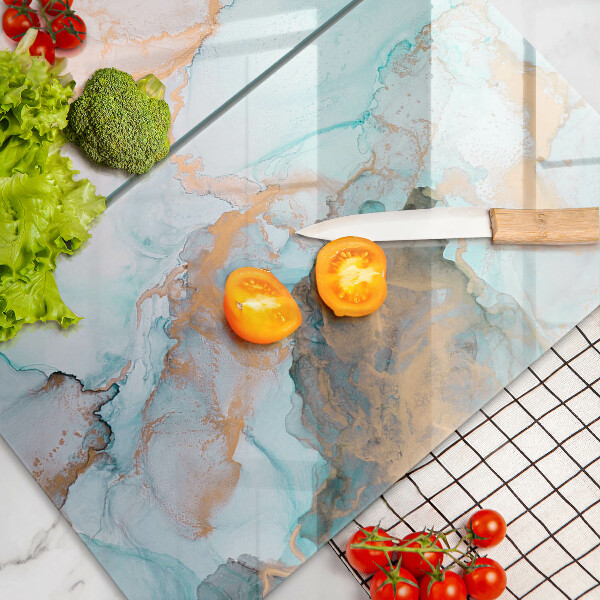 Protector pared cocina Abstracción de mármol