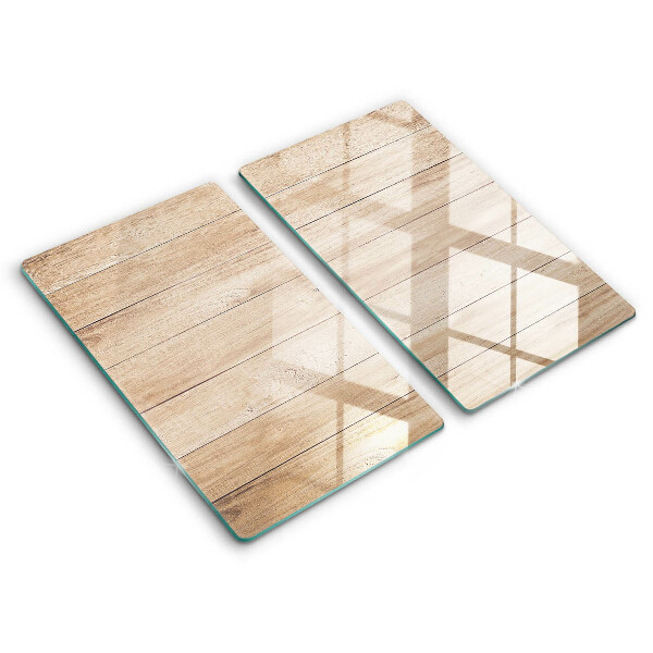 Protector pared cocina Tablones de madera