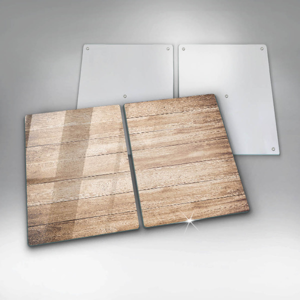 Protector pared cocina Tablones de madera