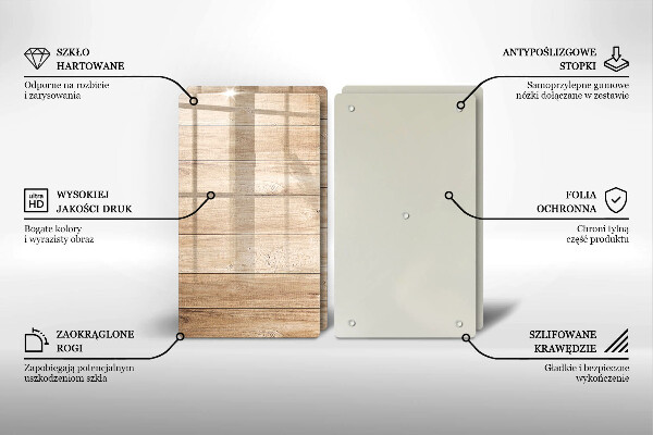 Protector pared cocina Tablones de madera