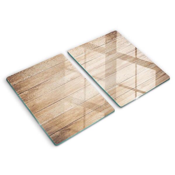 Protector pared cocina Tablones de madera