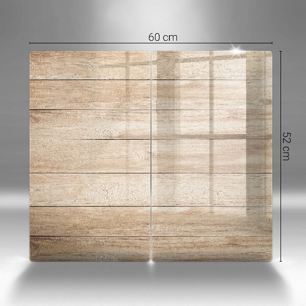 Protector pared cocina Tablones de madera
