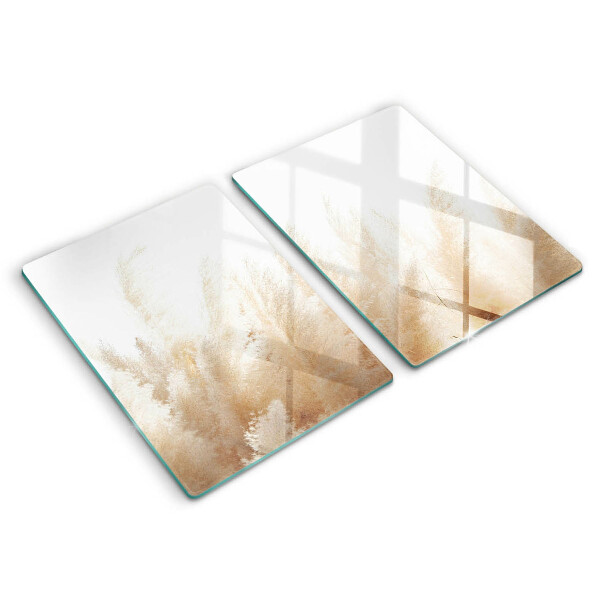 Protector pared cocina Hierba de la pampa