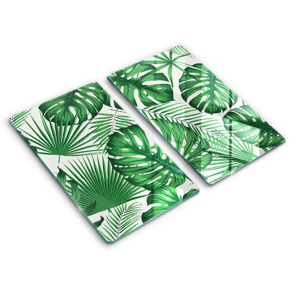 Protector pared cocina Hojas de monstera