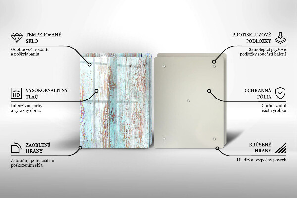 Protector pared cocina Viejos tableros vintage