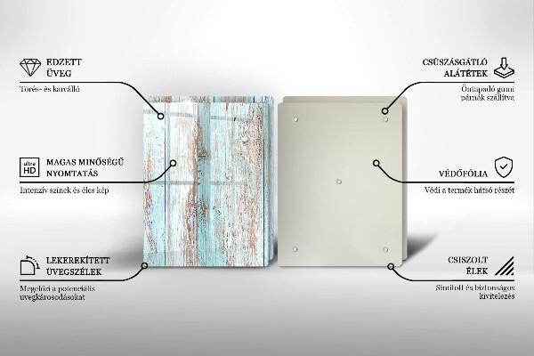 Protector pared cocina Viejos tableros vintage