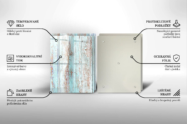 Protector pared cocina Viejos tableros vintage