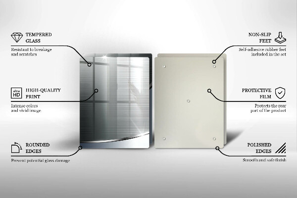 Protector pared cocina Patrón de abstracción de metal