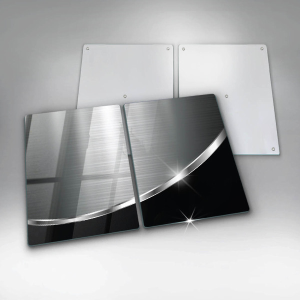 Protector pared cocina Abstracción con metal