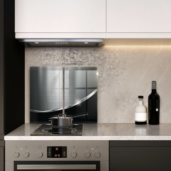 Protector pared cocina Abstracción con metal