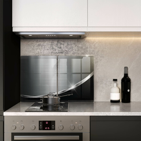 Protector pared cocina Abstracción con metal