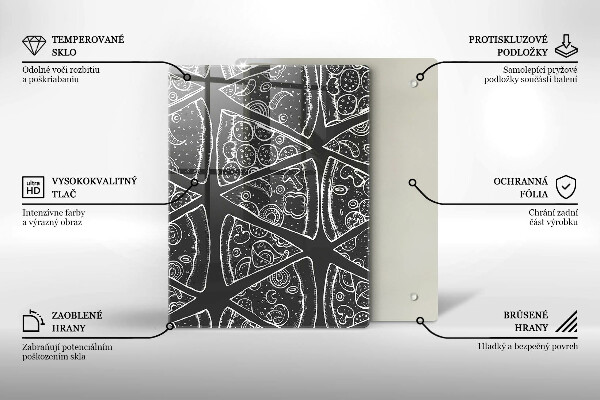 Cubre encimera Ilustración de pizza