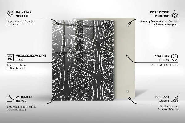 Cubre encimera Ilustración de pizza
