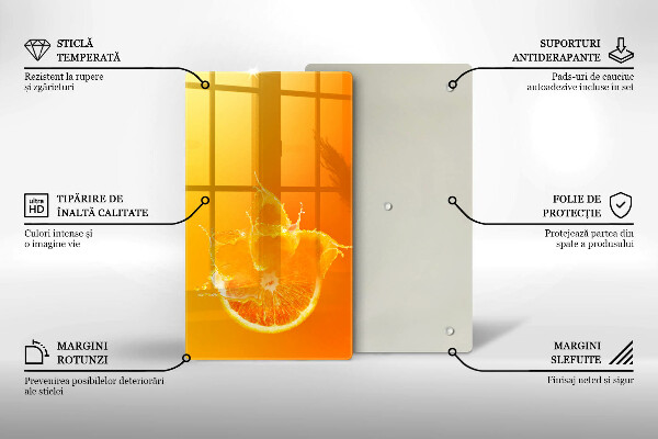 Cubre encimera Fruta jugosa de naranja