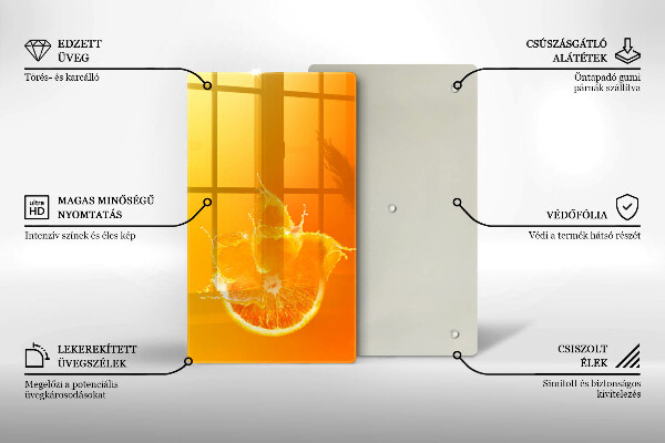 Cubre encimera Fruta jugosa de naranja