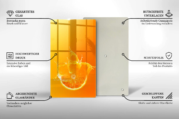 Cubre encimera Fruta jugosa de naranja