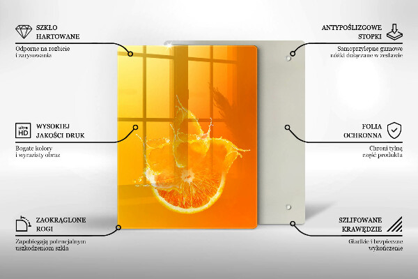 Cubre encimera Fruta jugosa de naranja