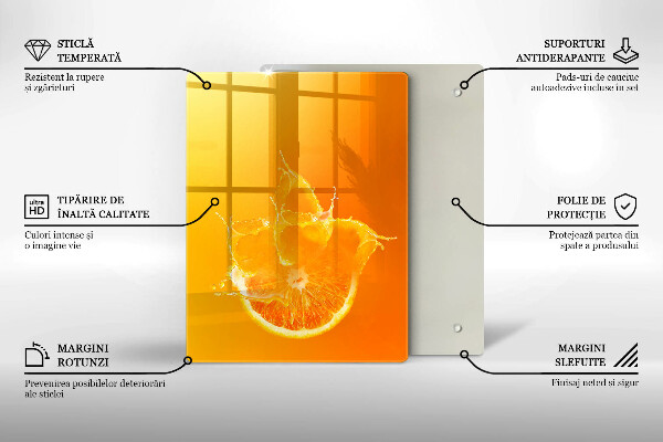 Cubre encimera Fruta jugosa de naranja