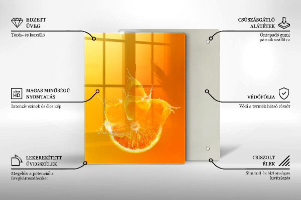 Cubre encimera Fruta jugosa de naranja