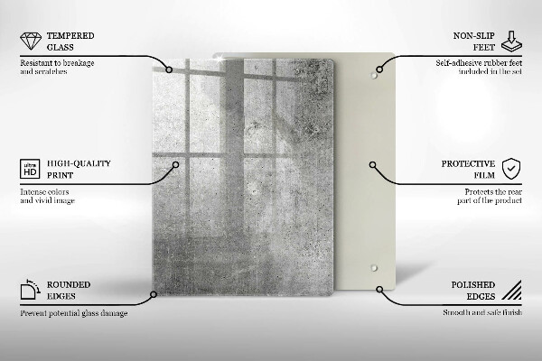Cubre encimera Textura de hormigón