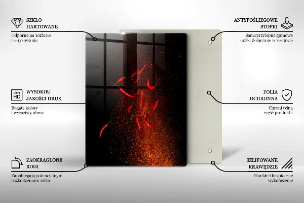 Cubre encimera Pimientos picantes