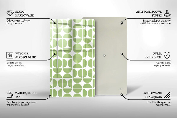 Cubre encimera Patrón de formas boho