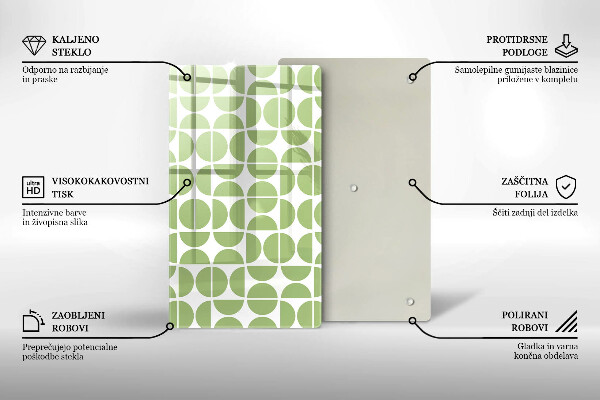 Cubre encimera Patrón de formas boho