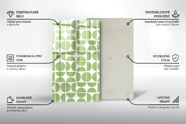 Cubre encimera Patrón de formas boho