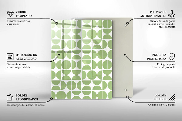 Cubre encimera Patrón de formas boho