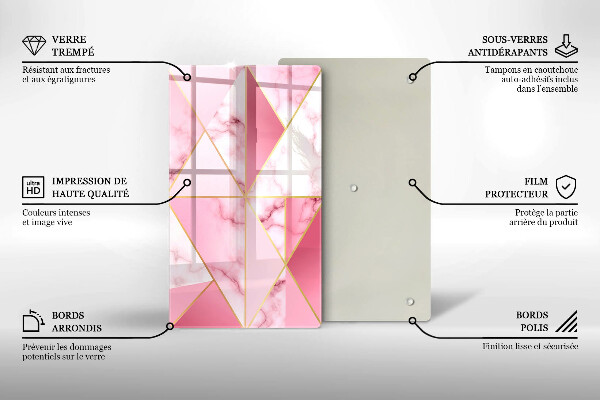Cubre encimera Mármol geométrico