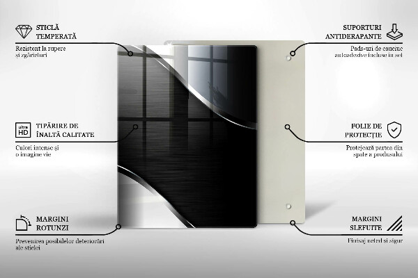 Cubre encimera Abstracción de metales