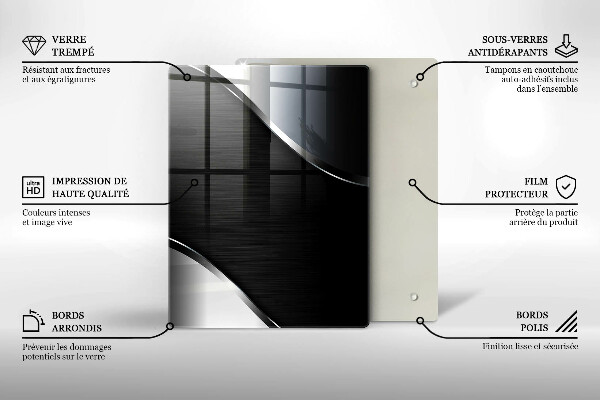 Cubre encimera Abstracción de metales