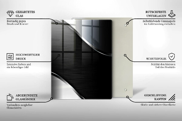 Cubre encimera Abstracción de metales
