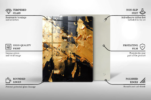 Cubre encimera Textura de pintura elegante