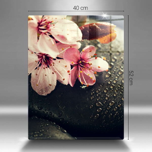 Cubre encimera Flores piedras zen