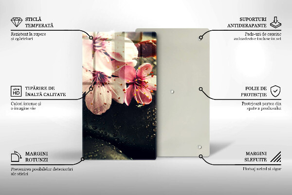 Cubre encimera Flores piedras zen