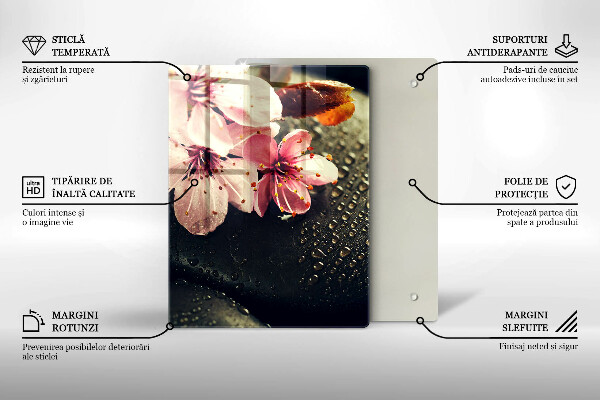 Cubre encimera Flores piedras zen