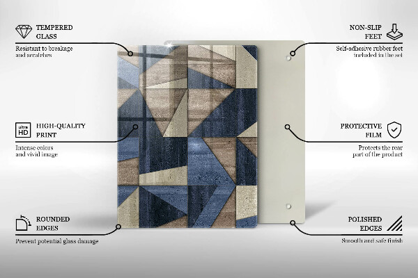 Cubre encimera Abstracción geométrica