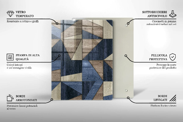 Cubre encimera Abstracción geométrica