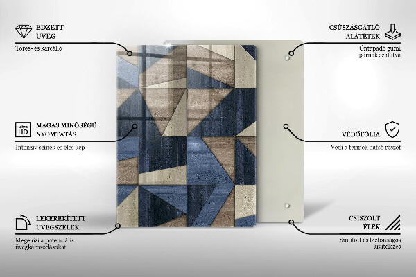 Cubre encimera Abstracción geométrica